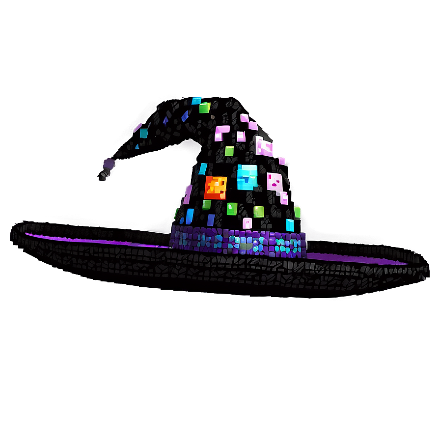 Pixelated Wizard Hat Png Eor42 PNG