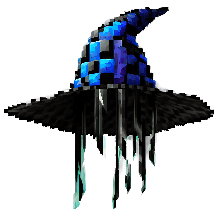 Pixelated Wizard Hat Png Swe PNG