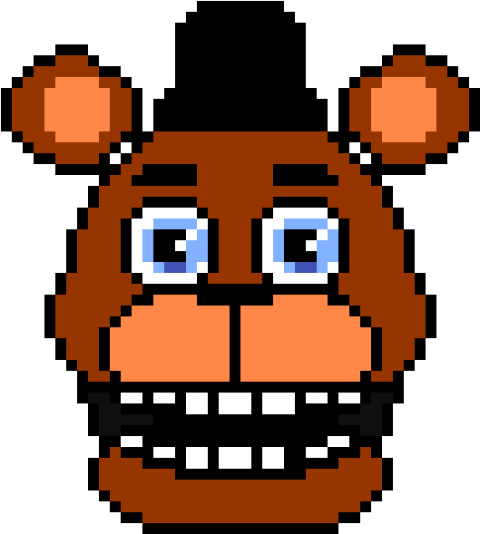 Pixelated_ Brown_ Bear_ Character PNG