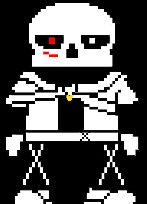 Pixelated_ Sans_ Character PNG