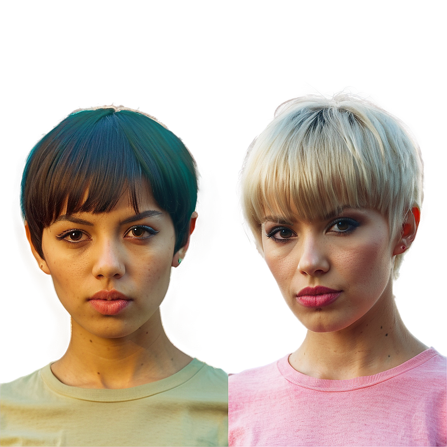Pixie Cut With Bangs Png 42 PNG