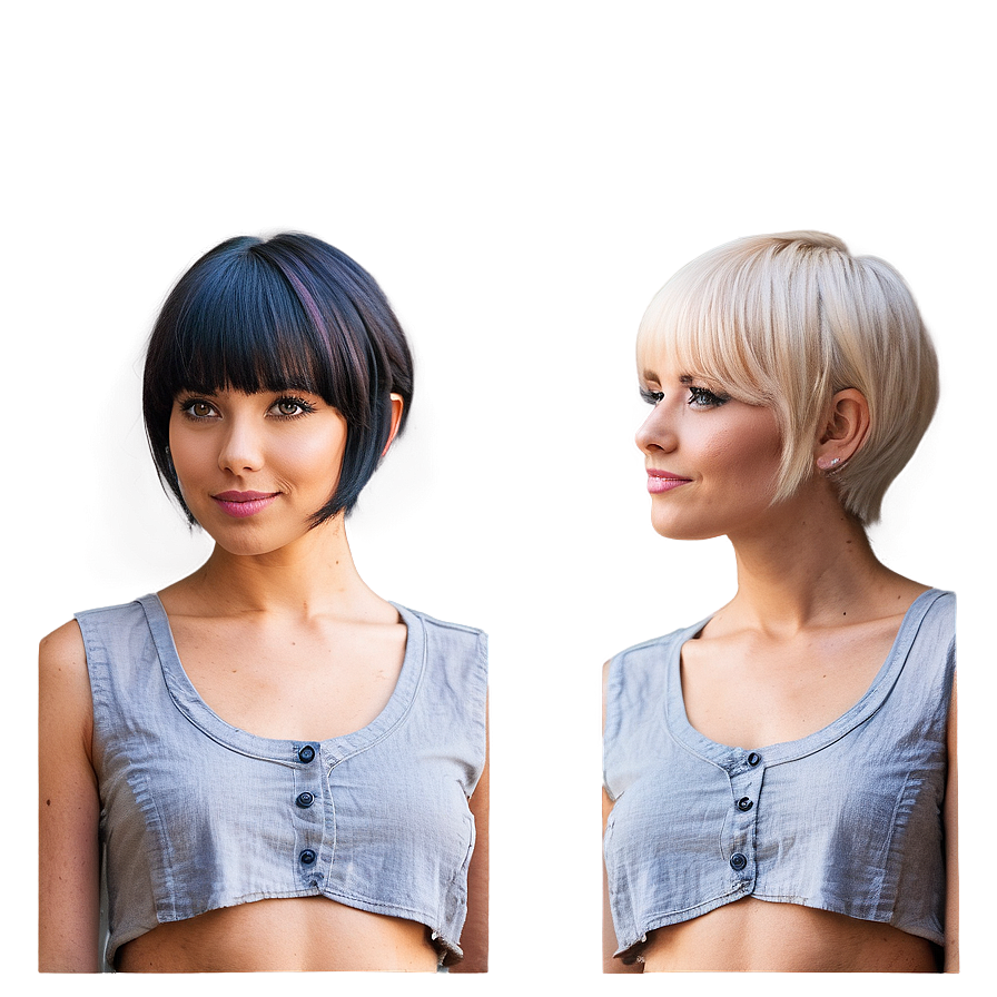 Pixie Cut With Bangs Png Uum49 PNG