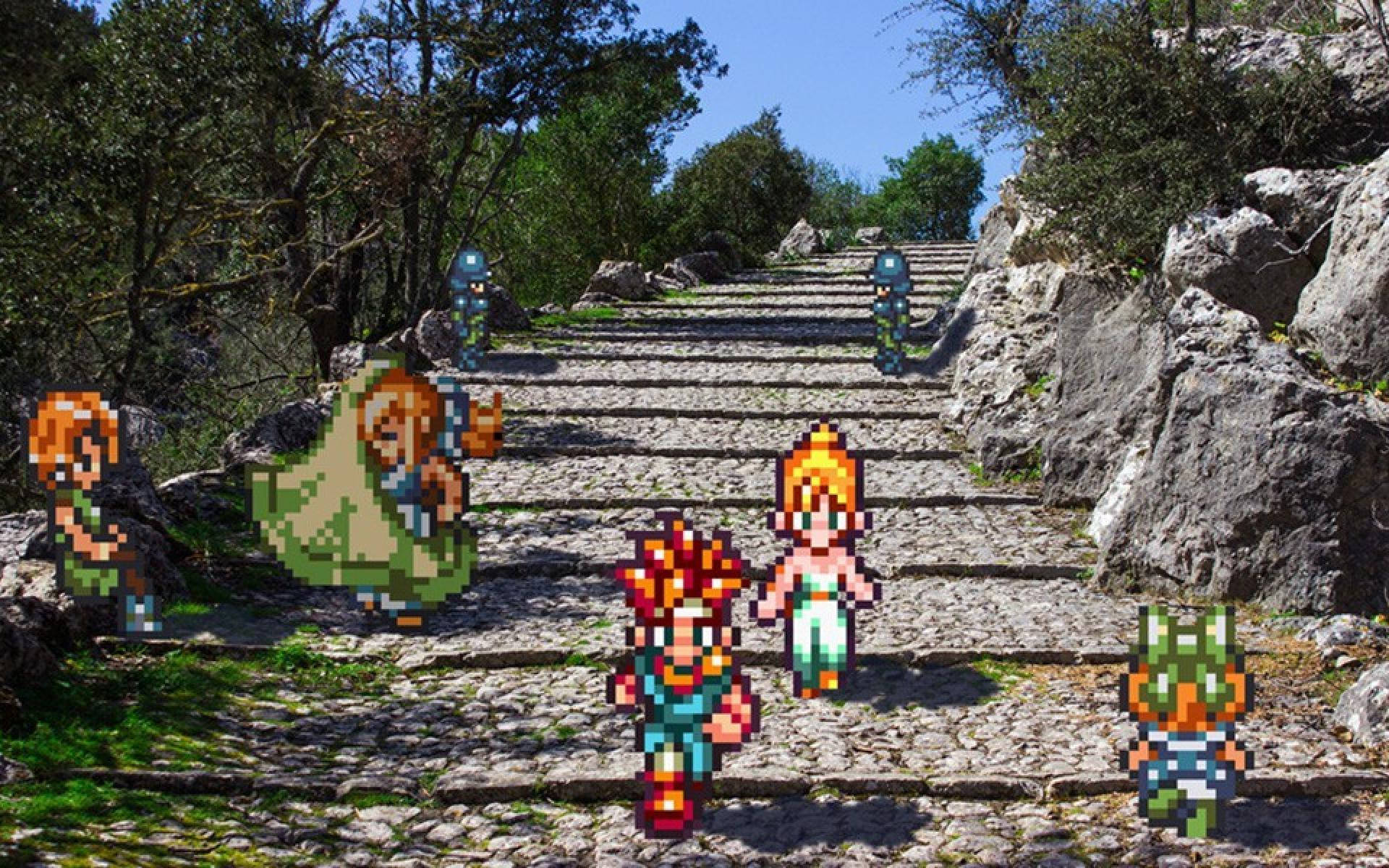 Pixilated Chrono Trigger Characters