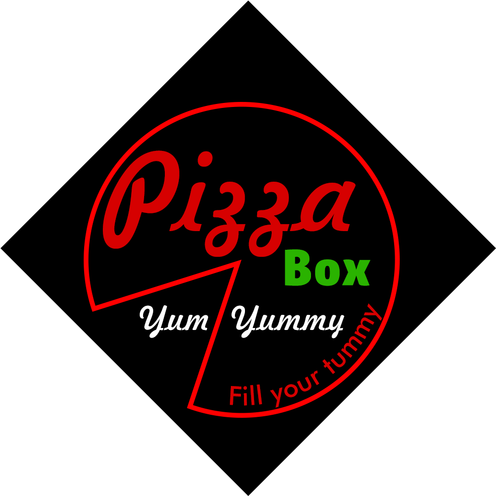 Pizza Box Graphic Design PNG