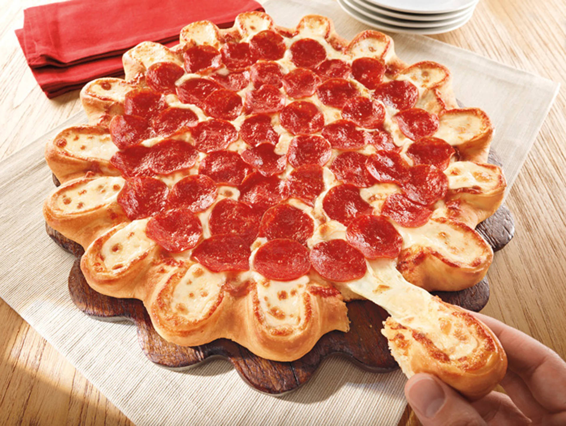 Pizza Hut Crazy Cheesy Crust Wallpaper