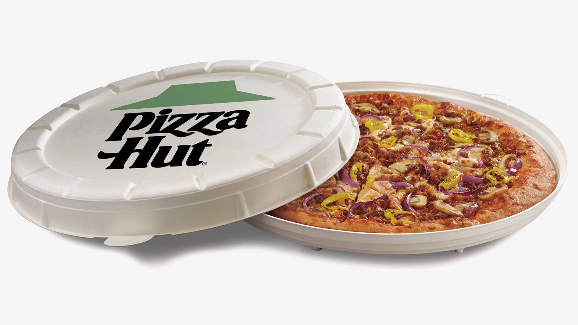 Pizzahut Umweltfreundliche Runde Box Wallpaper