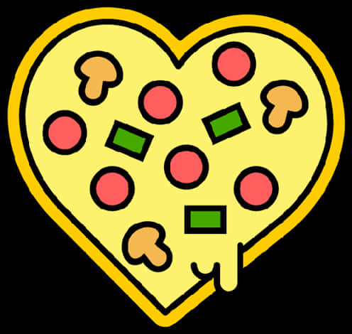 Pizza Love Emoji PNG