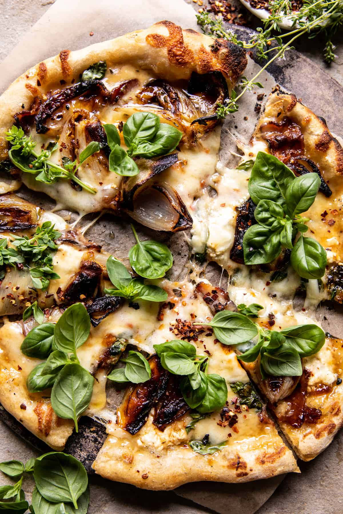 Immaginedi Pizza Con Topping Vegetariano
