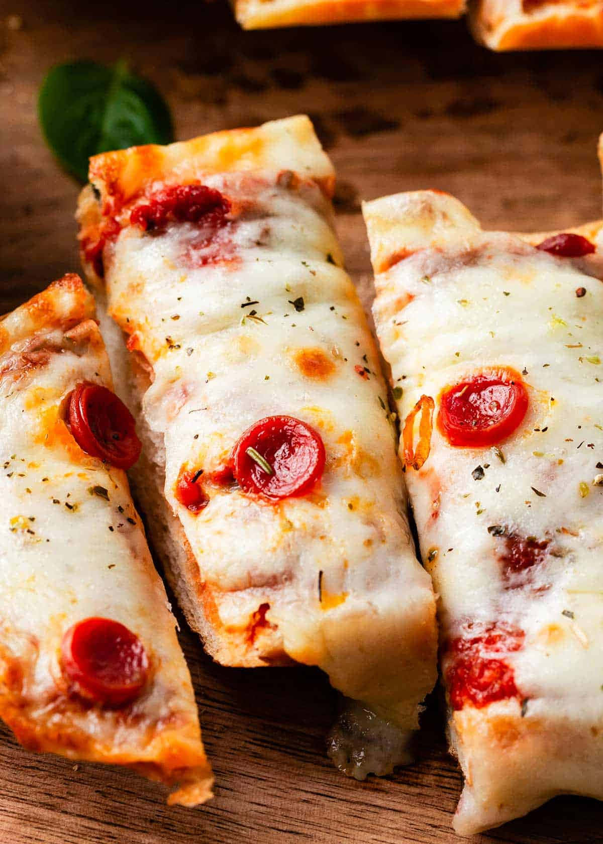 Immaginedi Fette Rettangolari Di Pizza Con Formaggio