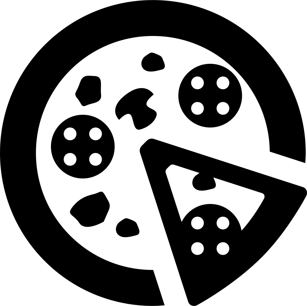 Pizza Slice Icon Graphic PNG