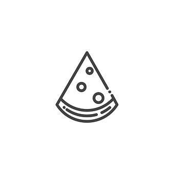 Pizza Slice Icon Graphic PNG