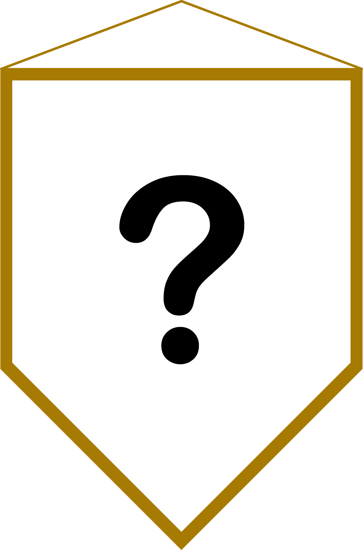 Placeholder Question Mark Banner PNG