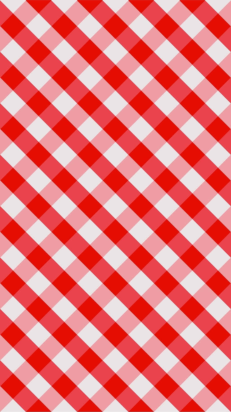 Red Diagonal Lines Plaid Background