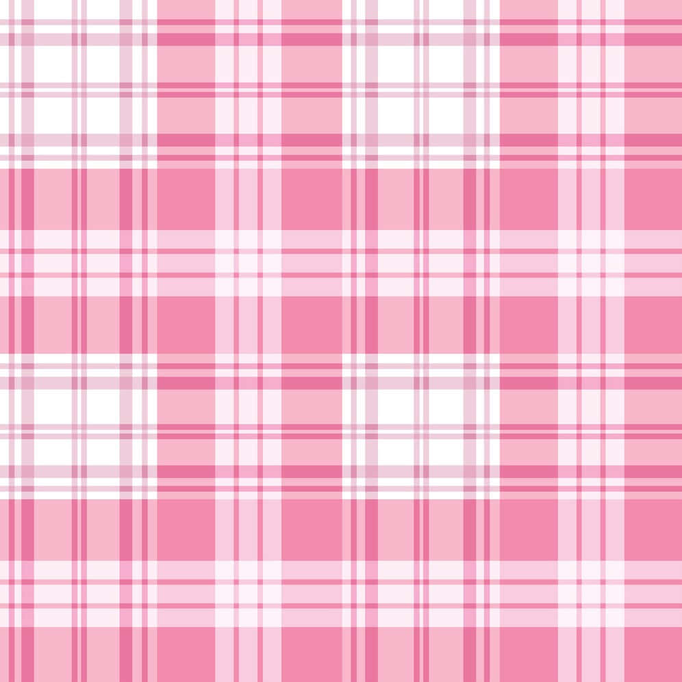 Pink Plaid Background Design Wallpaper