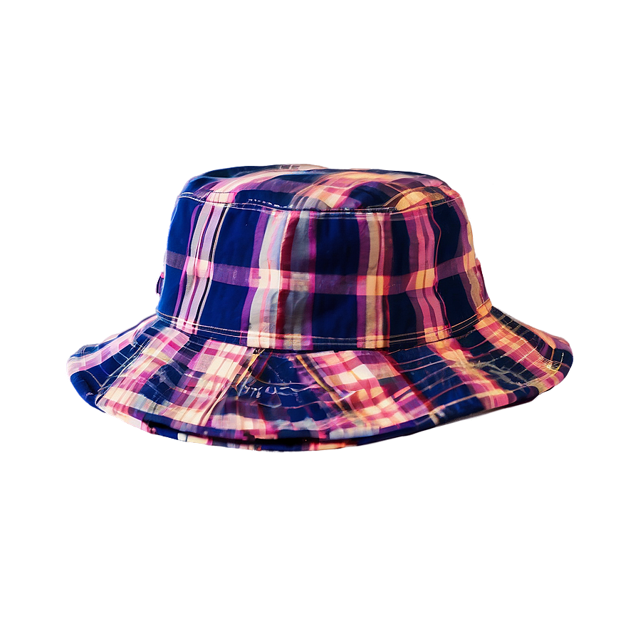 Download Plaid Bucket Hat Png Mbv | Wallpapers.com