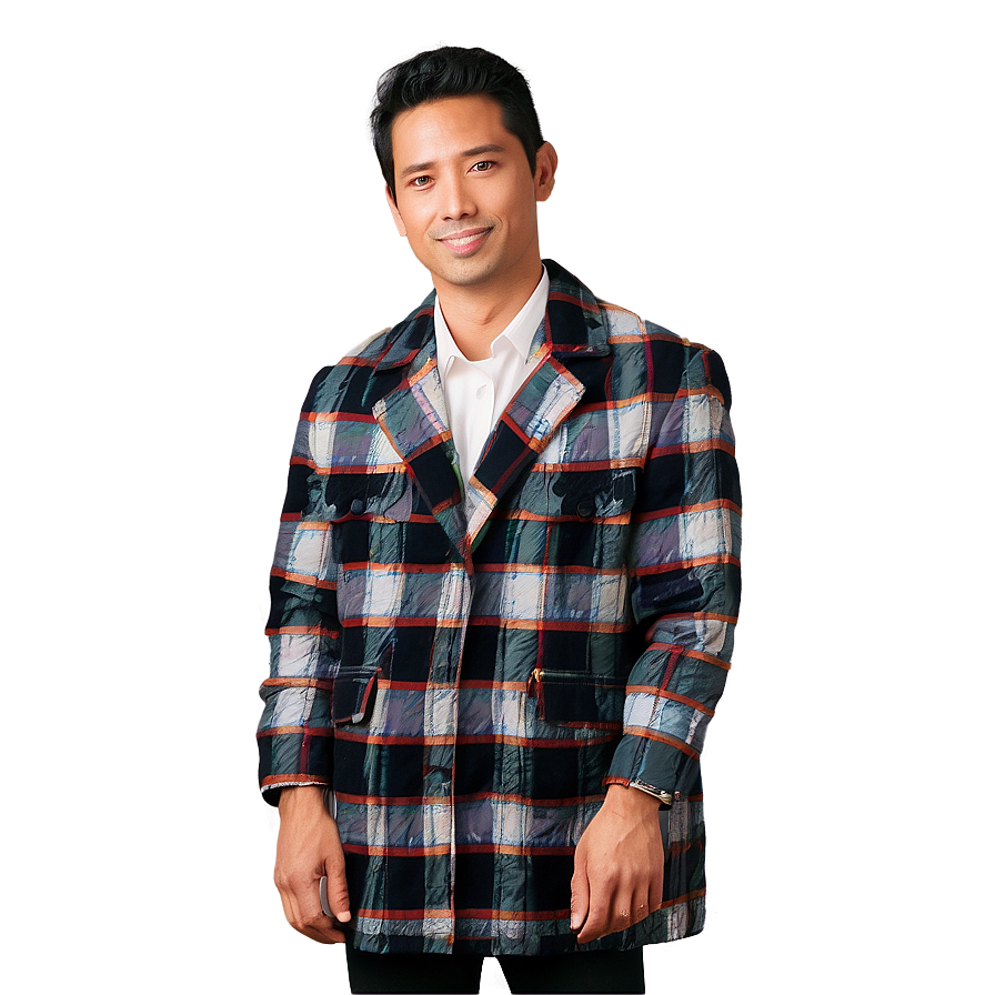 Download Plaid Coat Png Kkn57 | Wallpapers.com