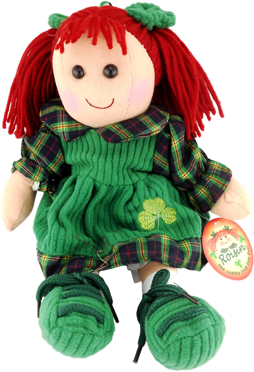 Plaid Dress Rag Doll PNG