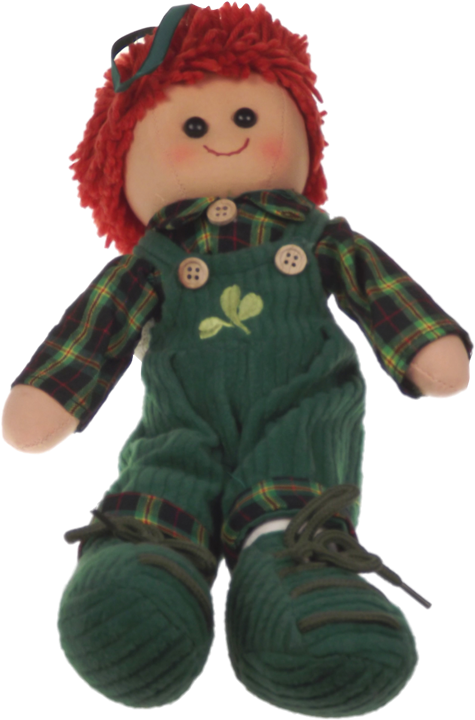 Plaid Outfit Rag Doll PNG