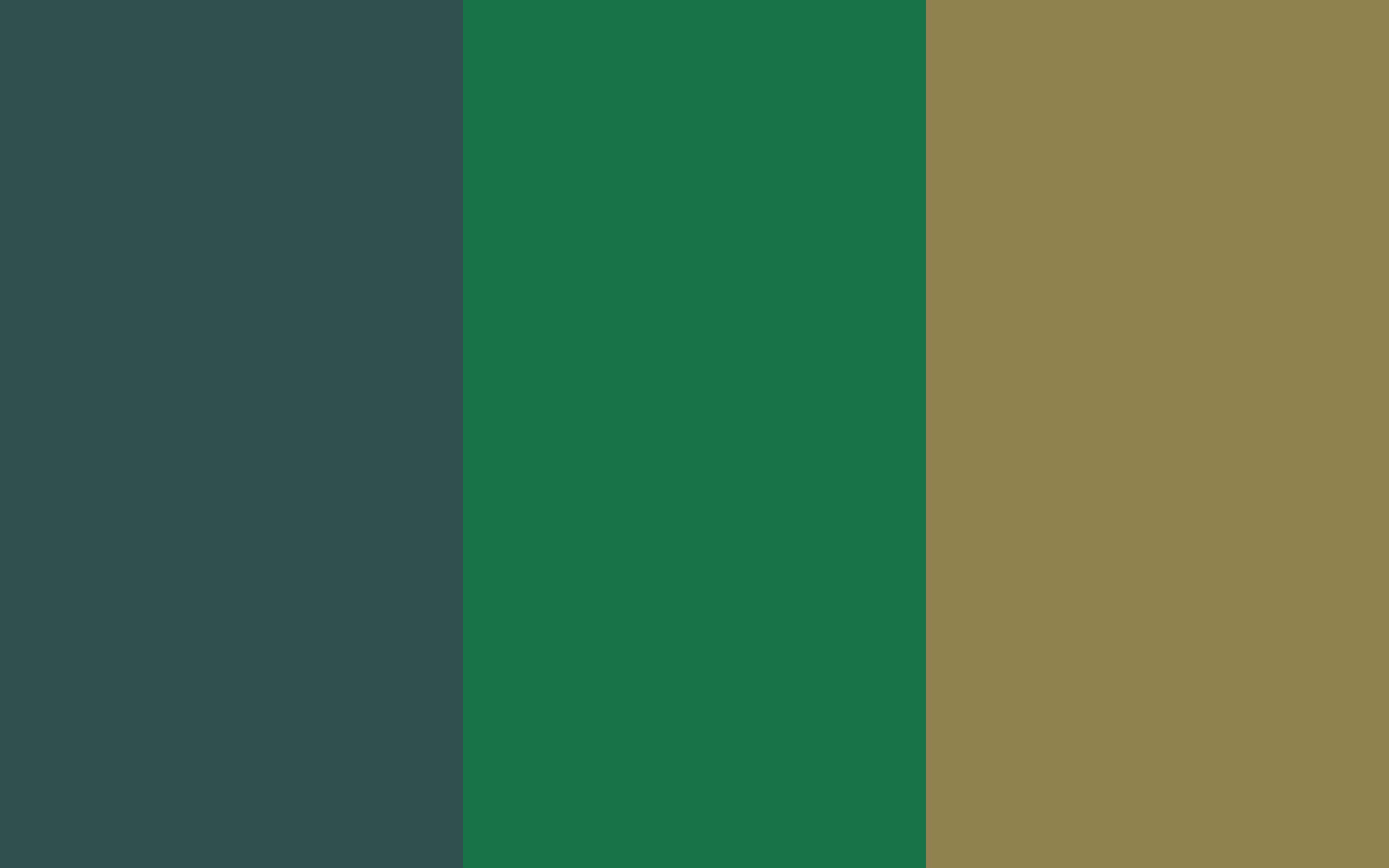 a green, gold and brown color palette