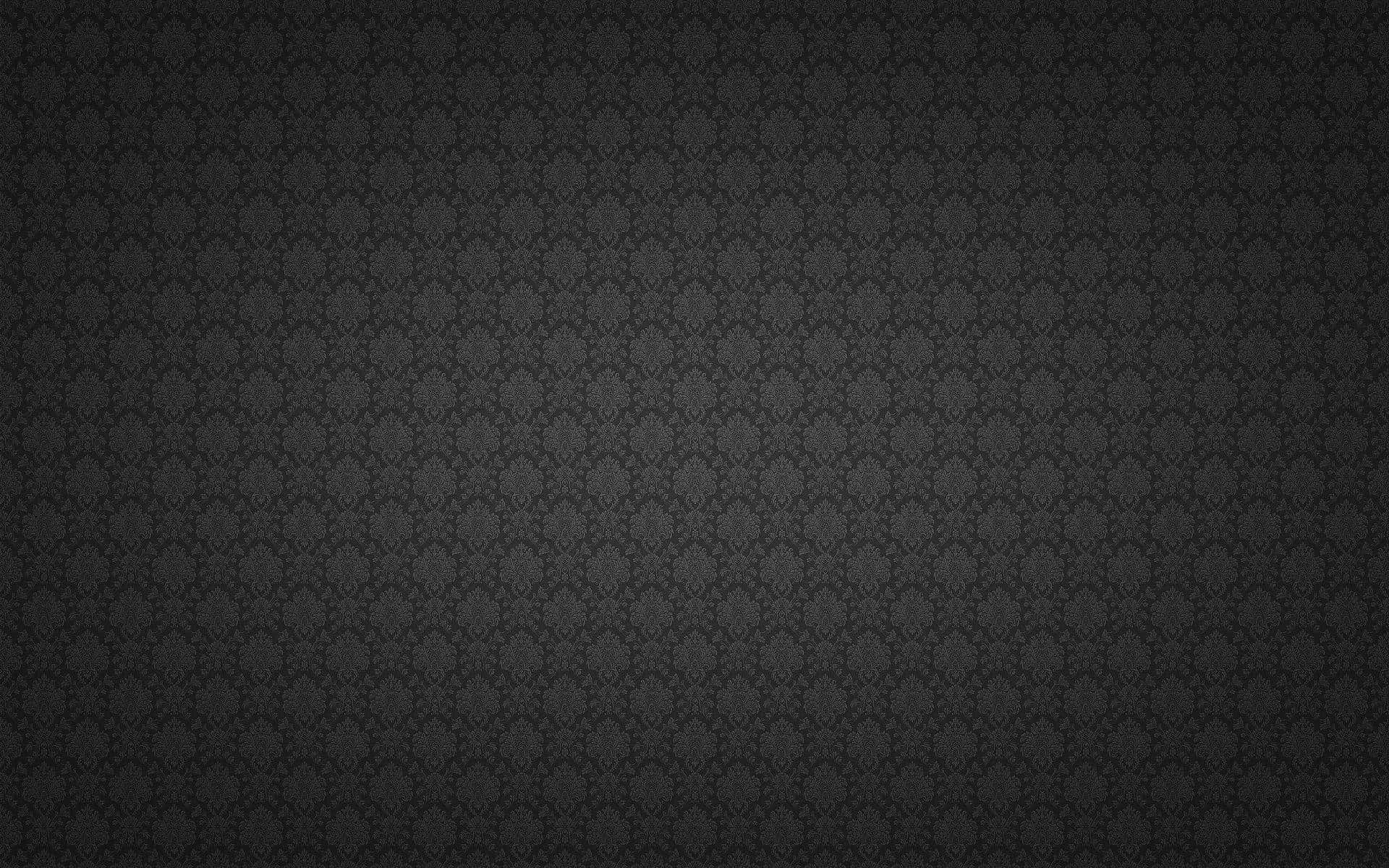 Plain Black Desktop With Elegant Patterns Wallpaper
