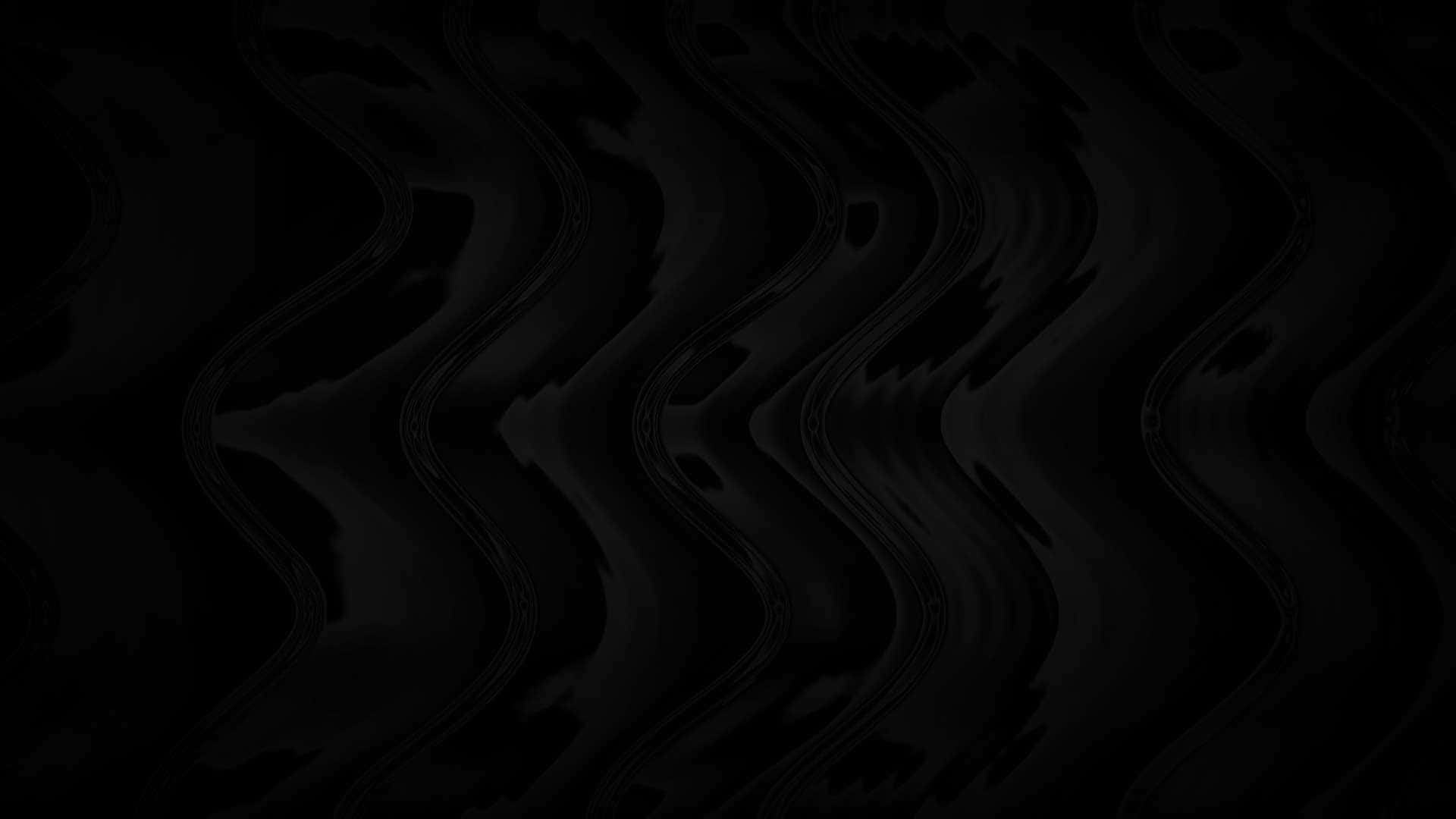 Plain Black Desktop With Wavy Patterns Wallpaper
