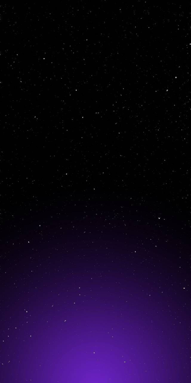 Plain Black Purple Starry iPhone Wallpaper