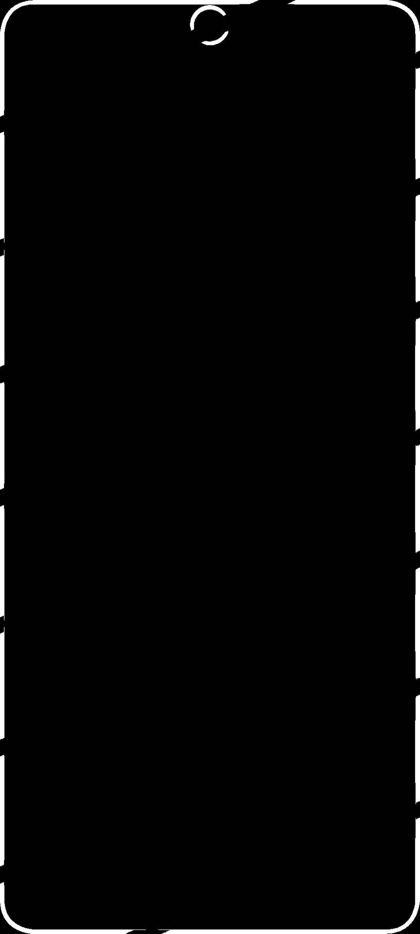Enkel sort Redmi Note 9- punch Hole-tapet Wallpaper