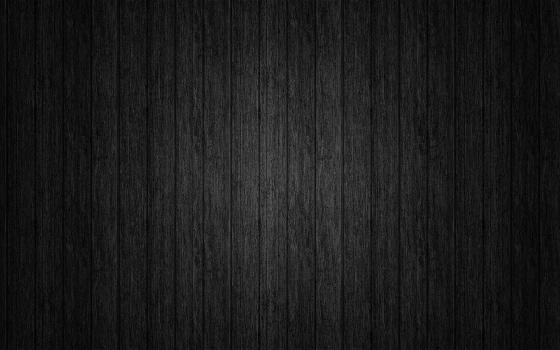 Plain Black With Wooden Pattern Wallpaper