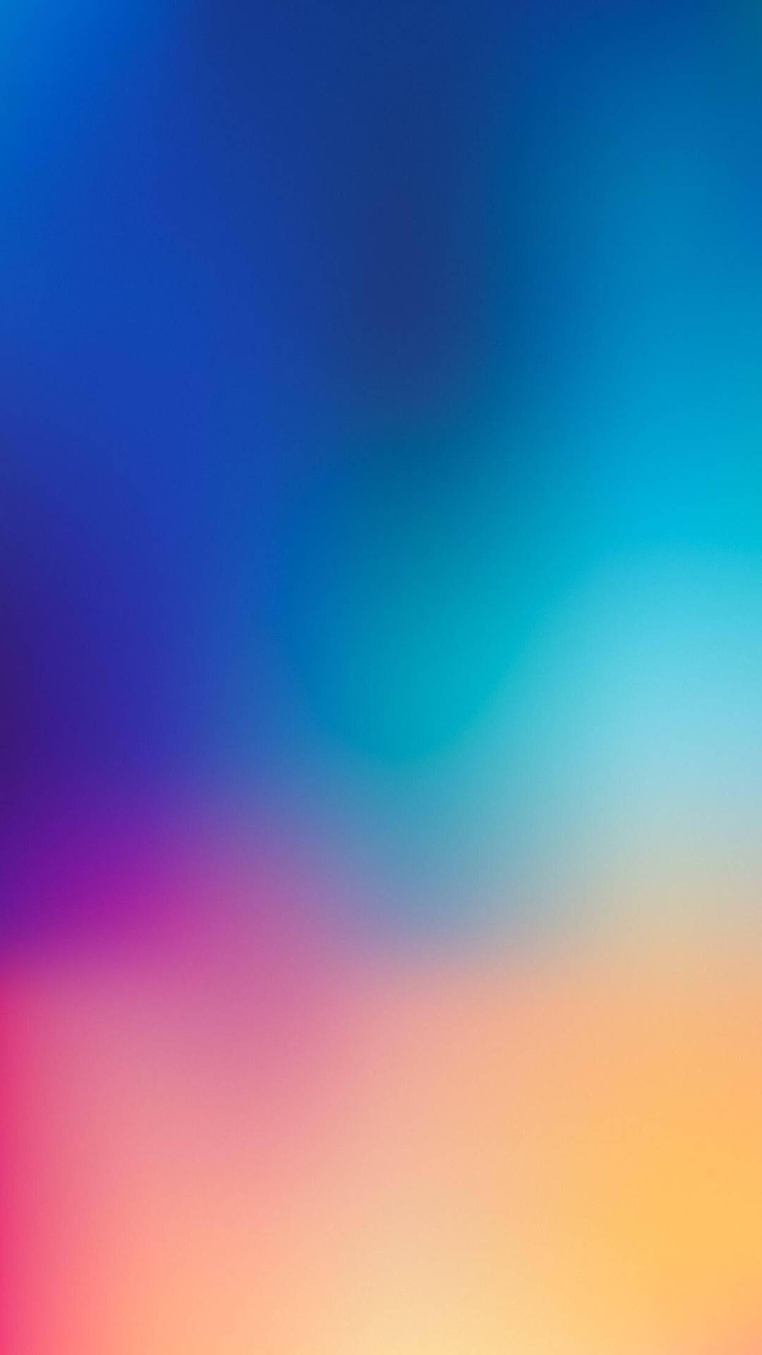 Plain Blue Orange Blur Gradient iPhone Wallpaper