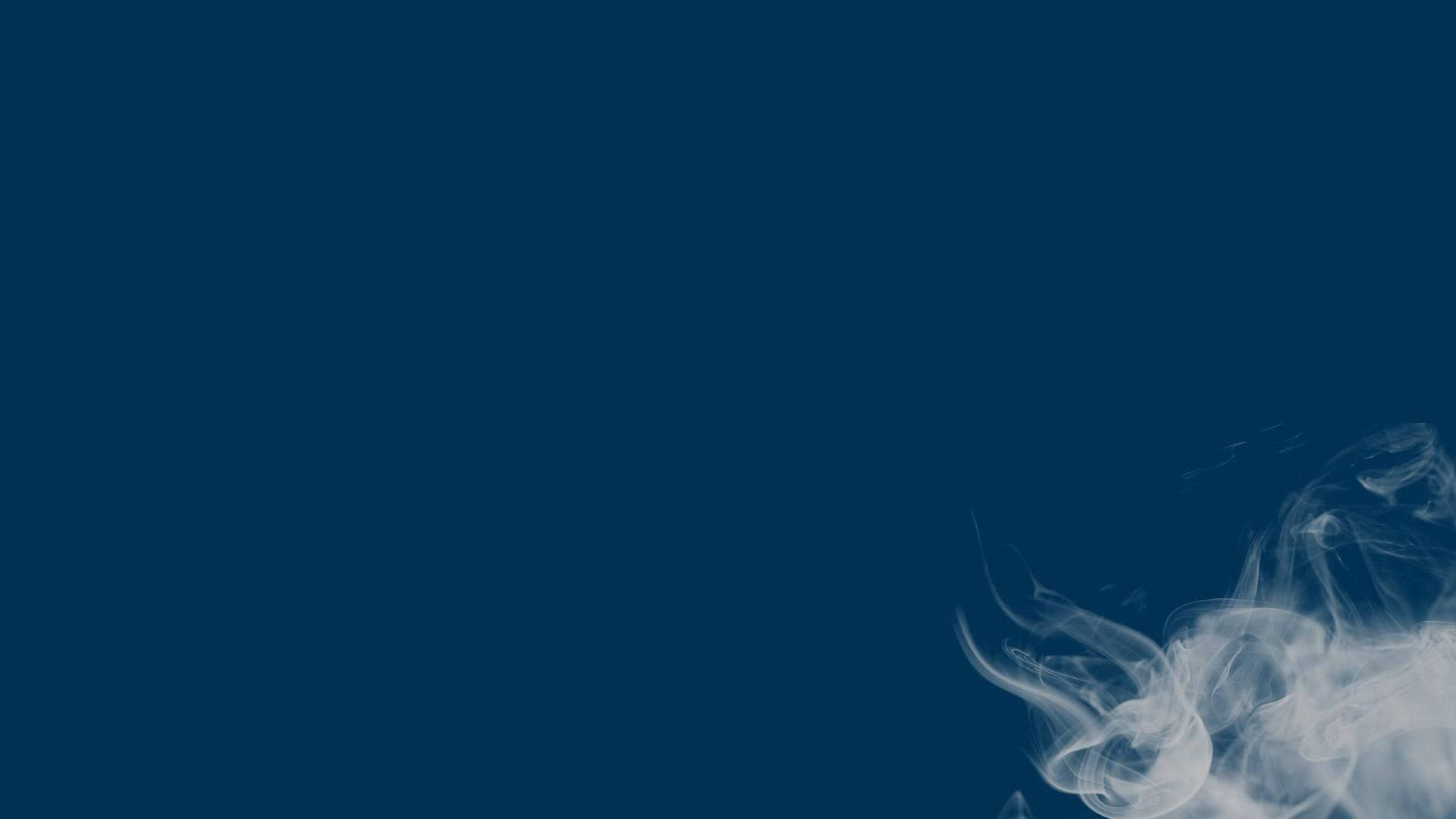 Plain Blue Smoke Wallpaper