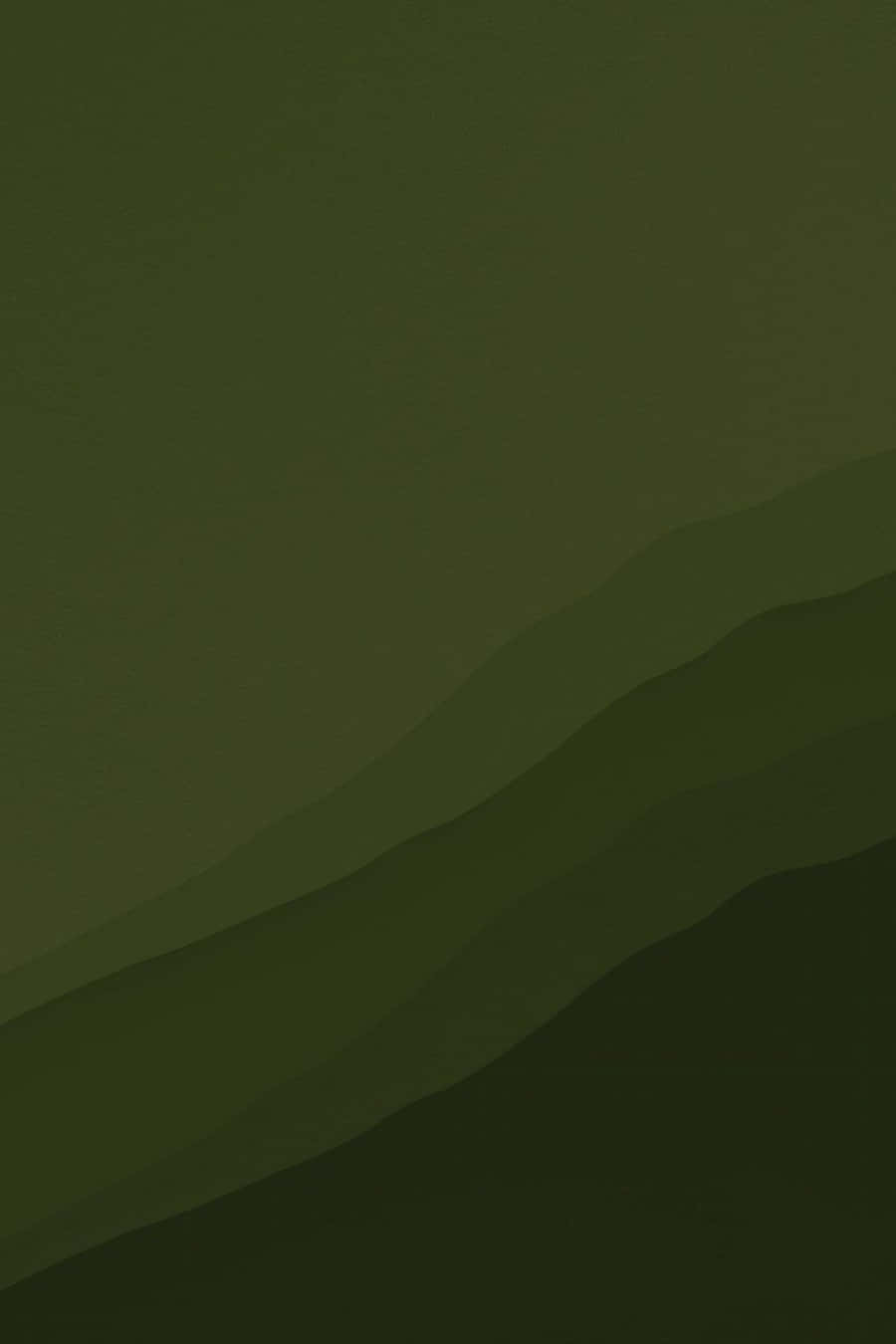Schlichtesdunkelgrün Mit Schräger Kurve Wallpaper