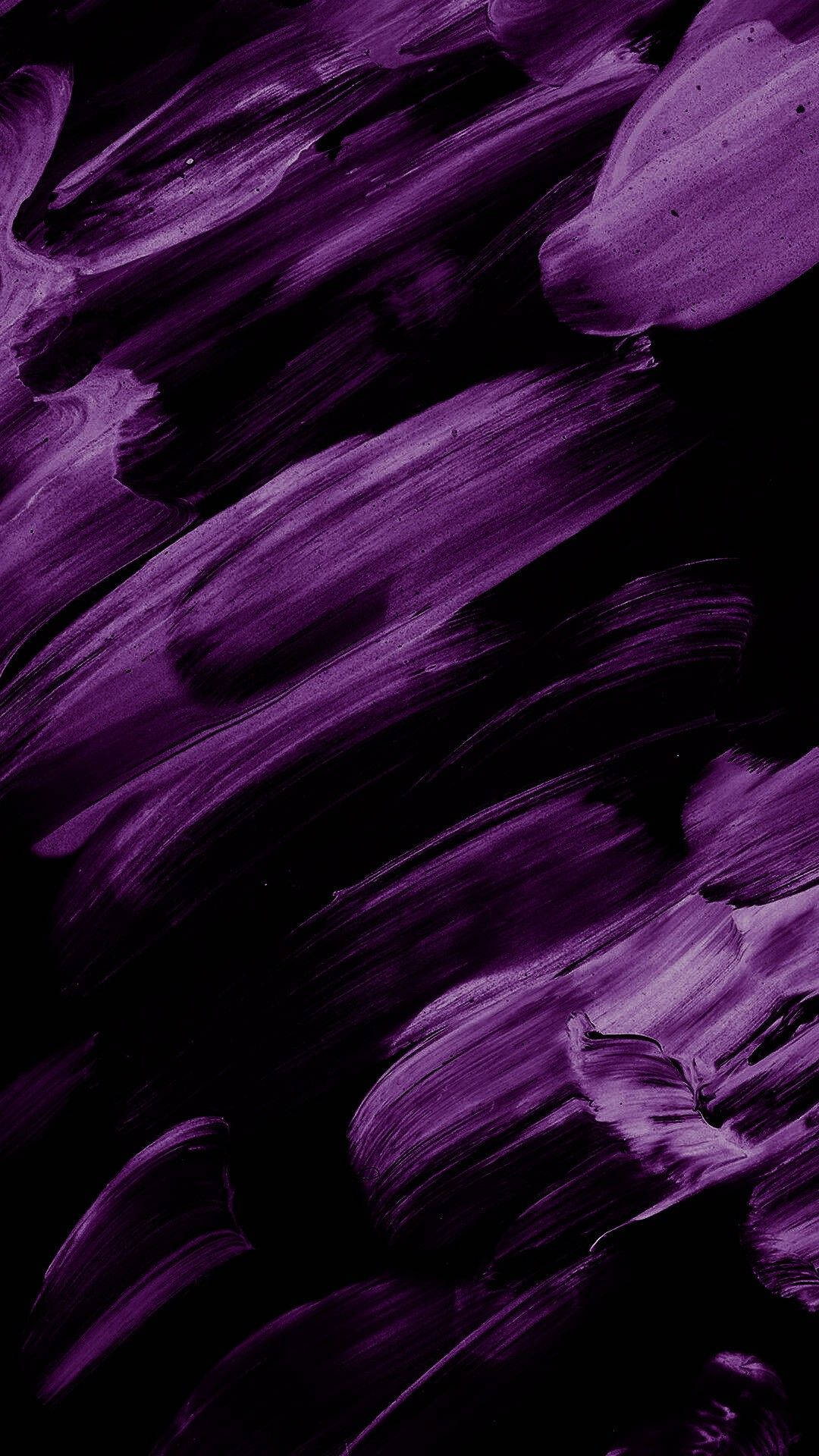 Plain Dark Violet Paint Stroke iPhone Wallpaper