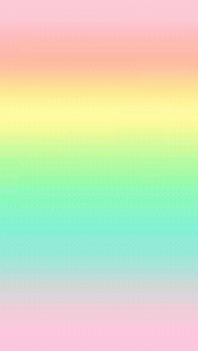 Plain Faded Rainbow iPhone Wallpaper