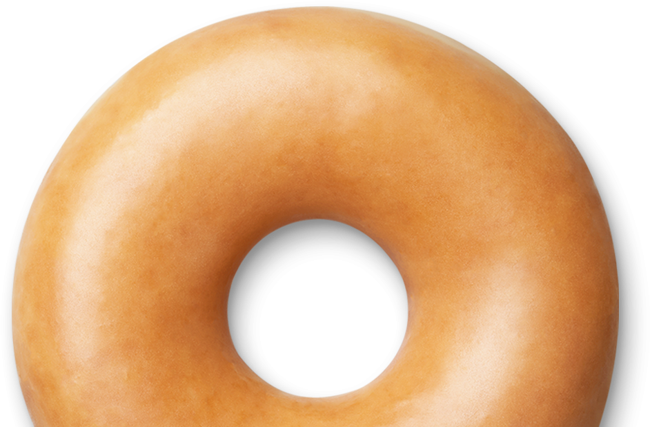 Plain Glazed Doughnut Isolated PNG