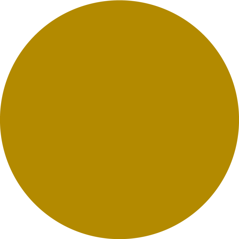 Plain Gold Circle Graphic PNG
