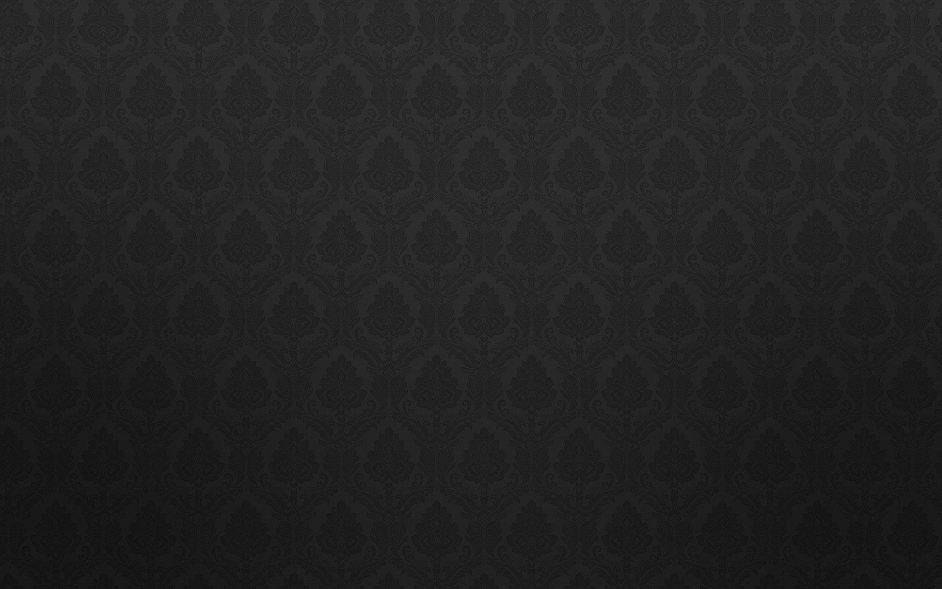 Plain Hd Traditional Black Design Wallpaper