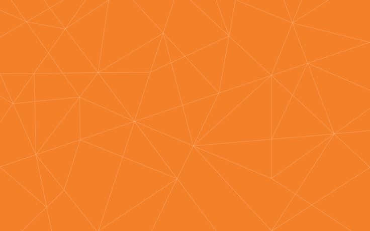 En orange baggrund med trekanter på den. Wallpaper