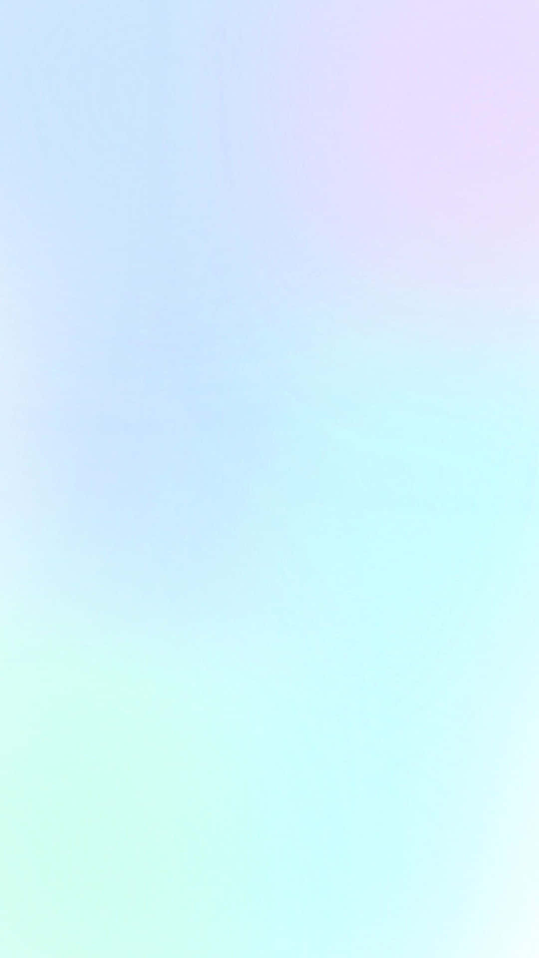 A Blue And Pink Background With A Rainbow