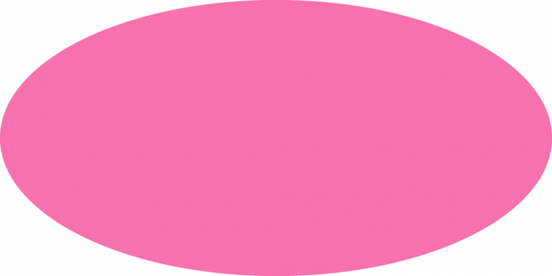 Plain Pink Circle Graphic PNG