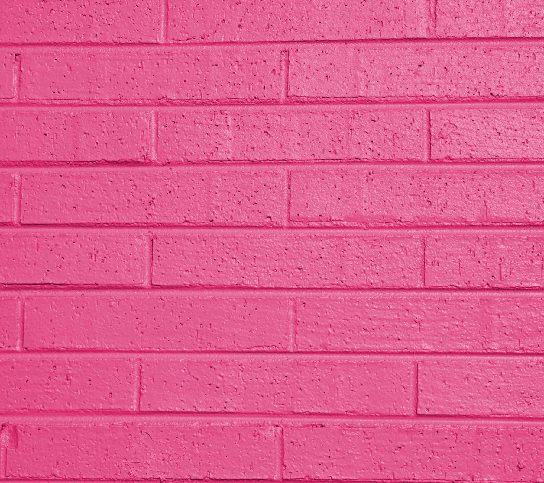 A Pink Brick Wall Wallpaper