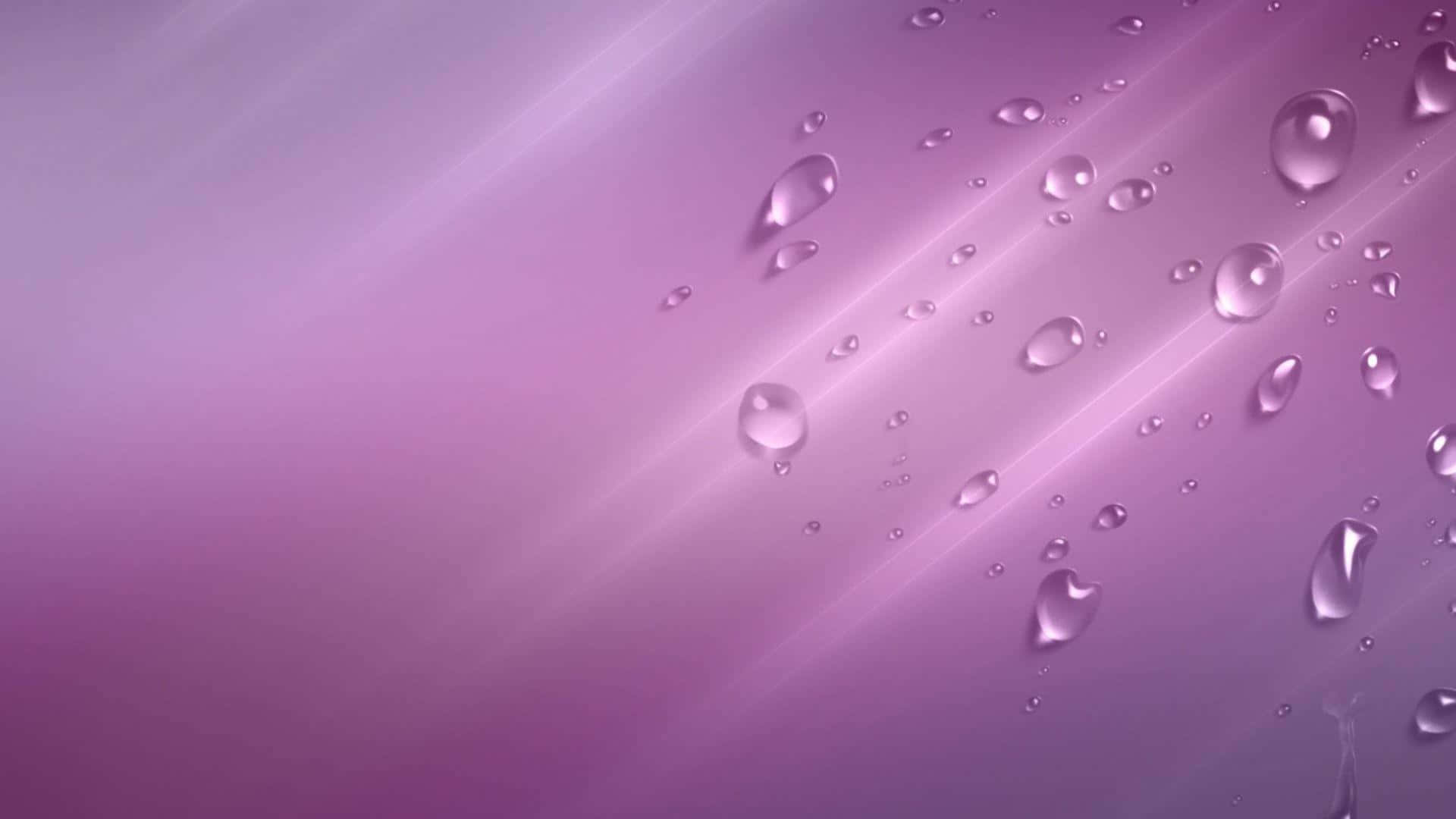Purple Water Drop Wallpaper