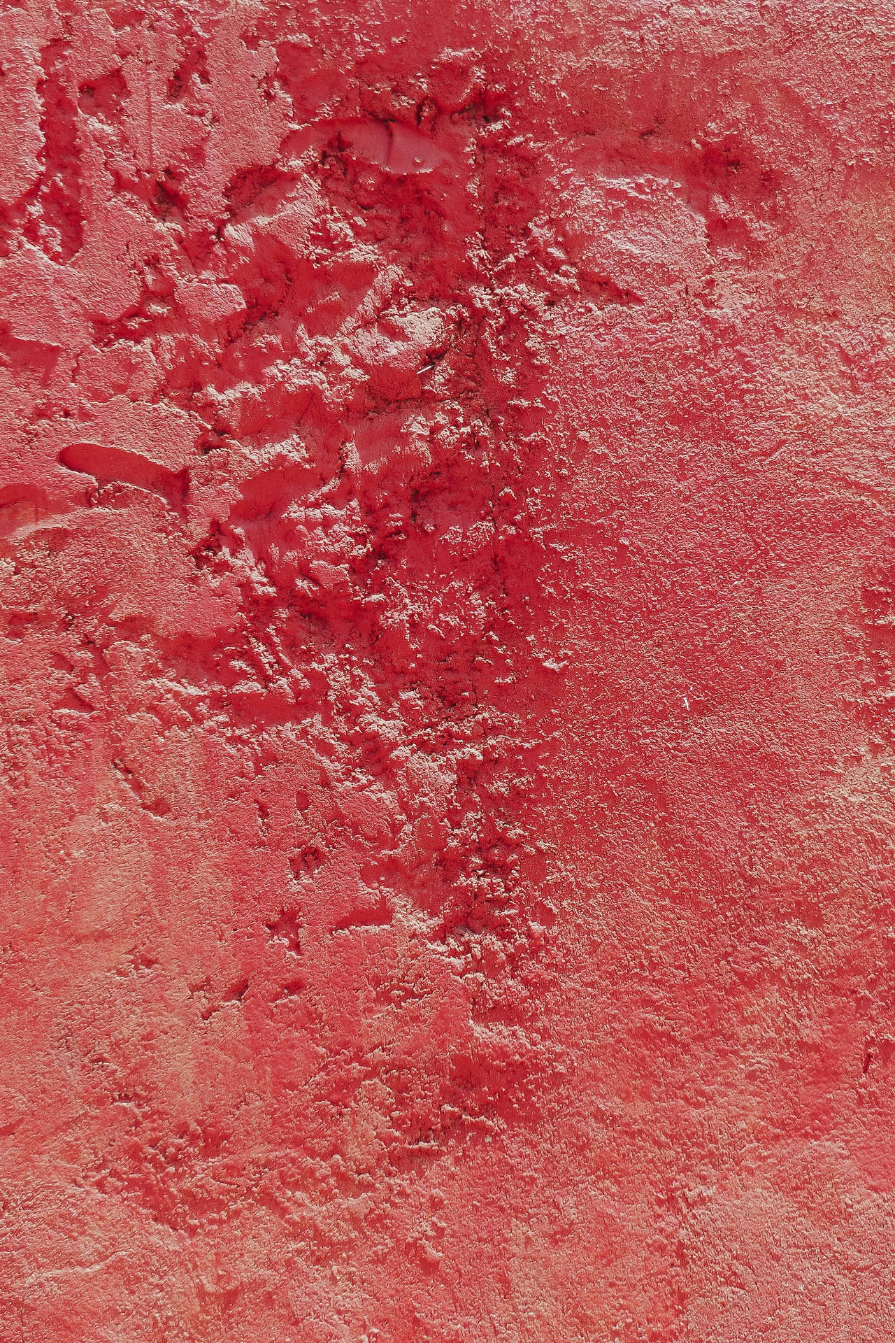 Plain Red Stucco Wall Wallpaper
