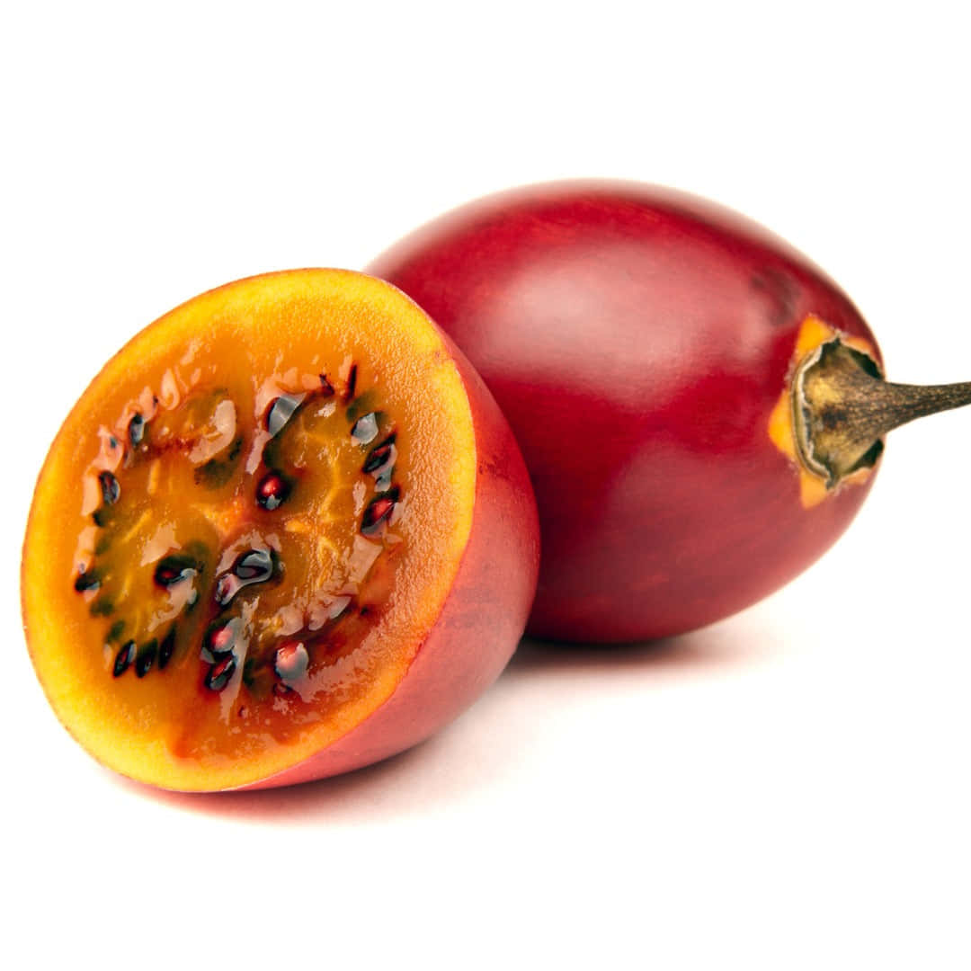 Einfachesfoto Von Exotischen Früchten - Tamarillo Wallpaper