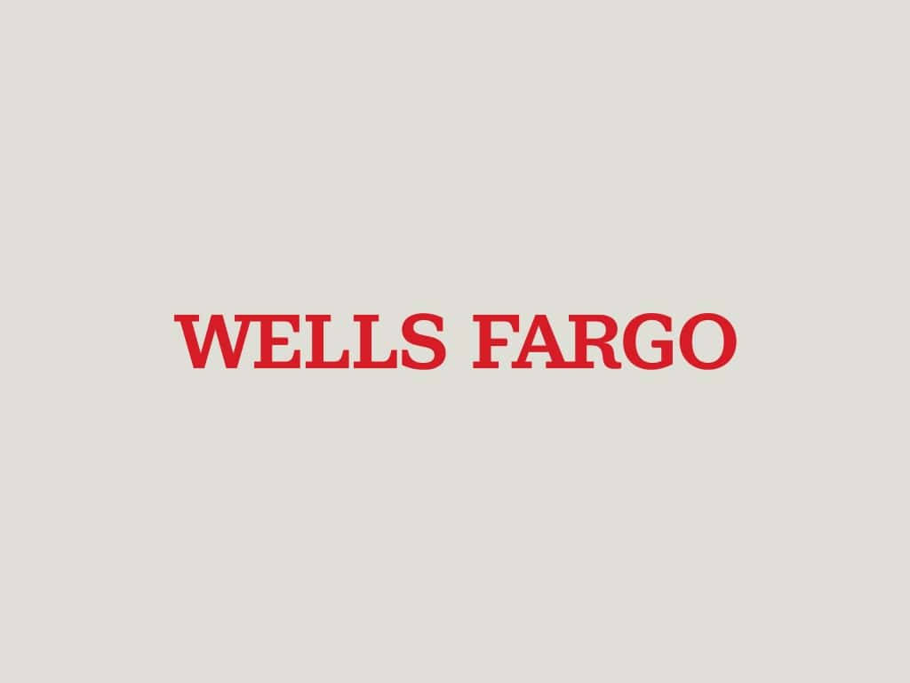 Plain Wells Fargo Text Wallpaper