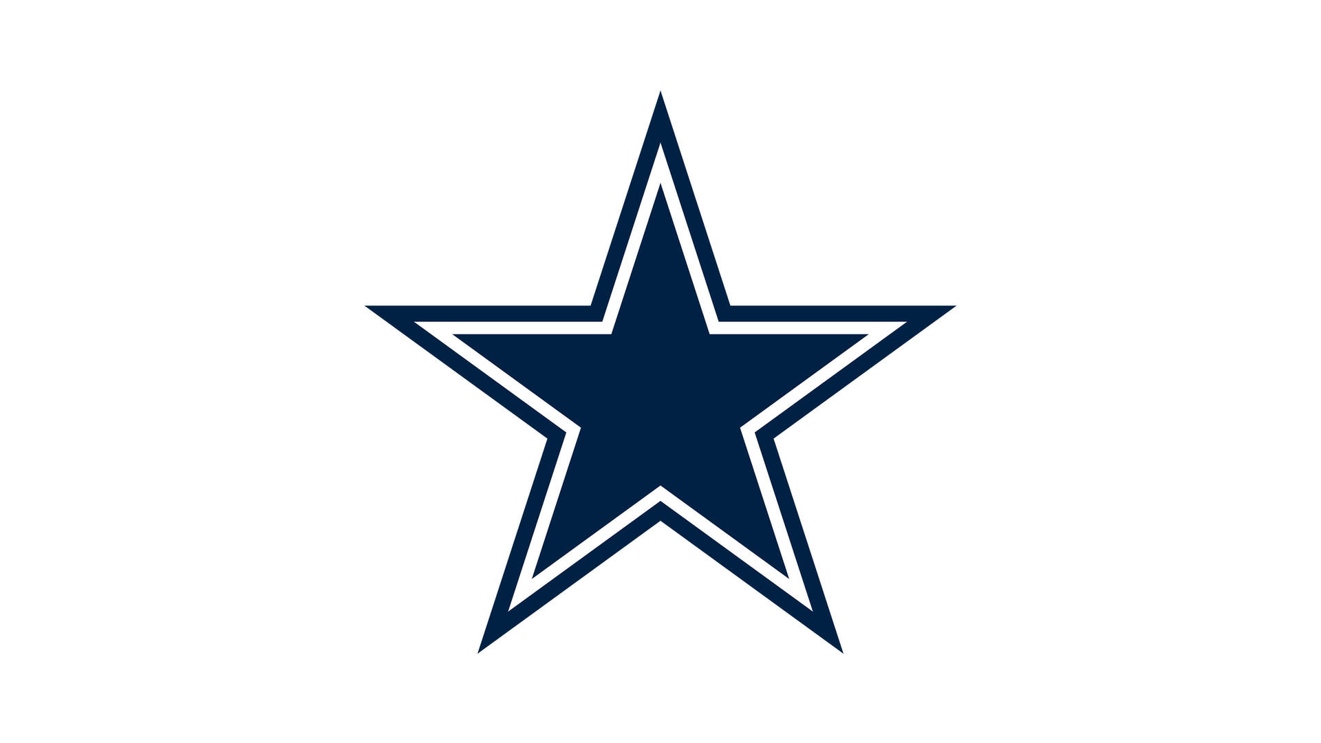 Plain White Backdrop Dallas Cowboys Logo