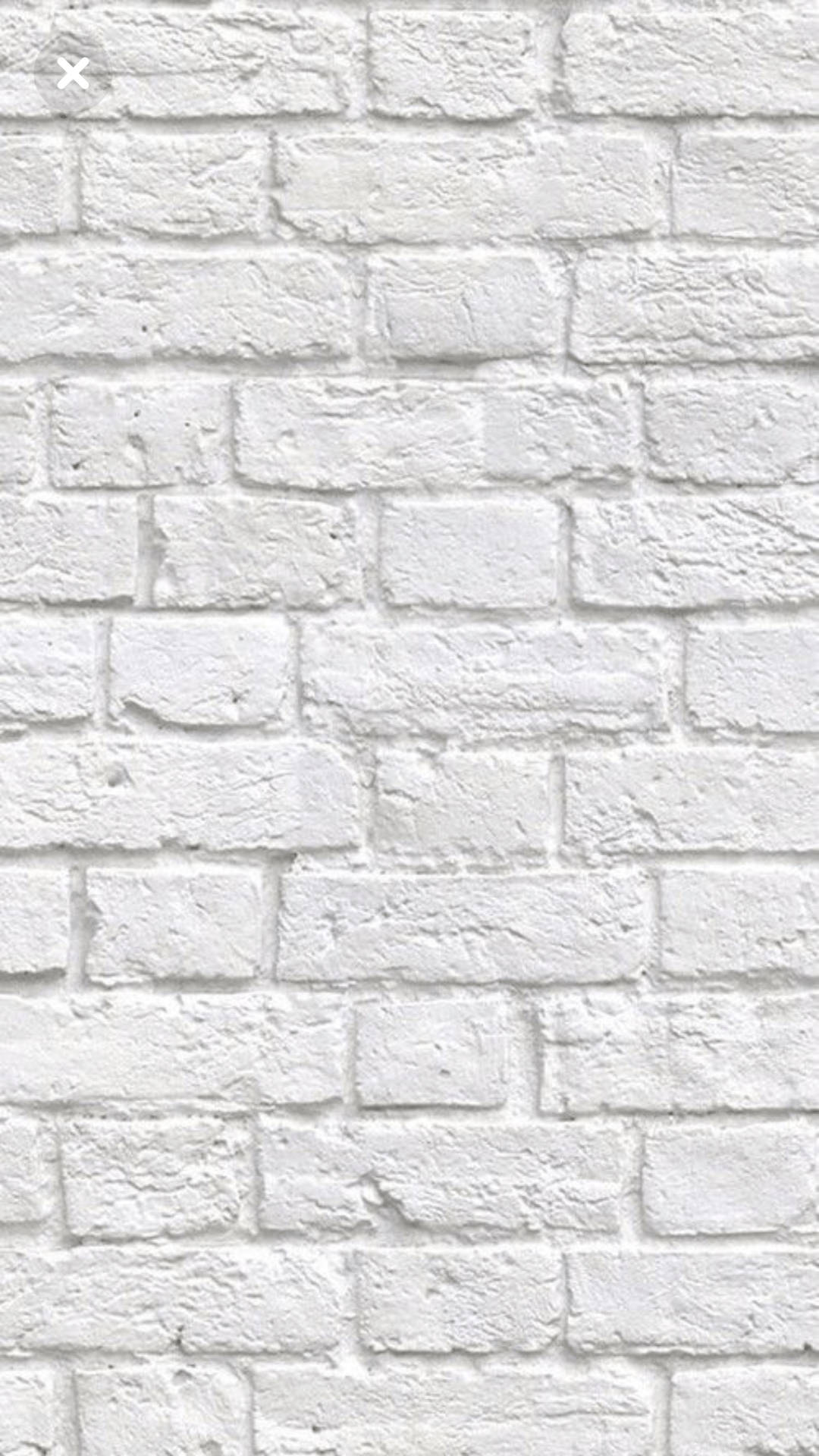 Plain White Brick Wall Wallpaper