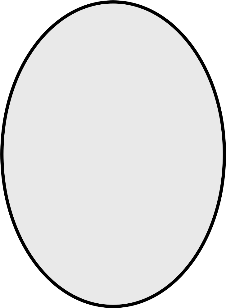 Plain White Circle Graphic PNG