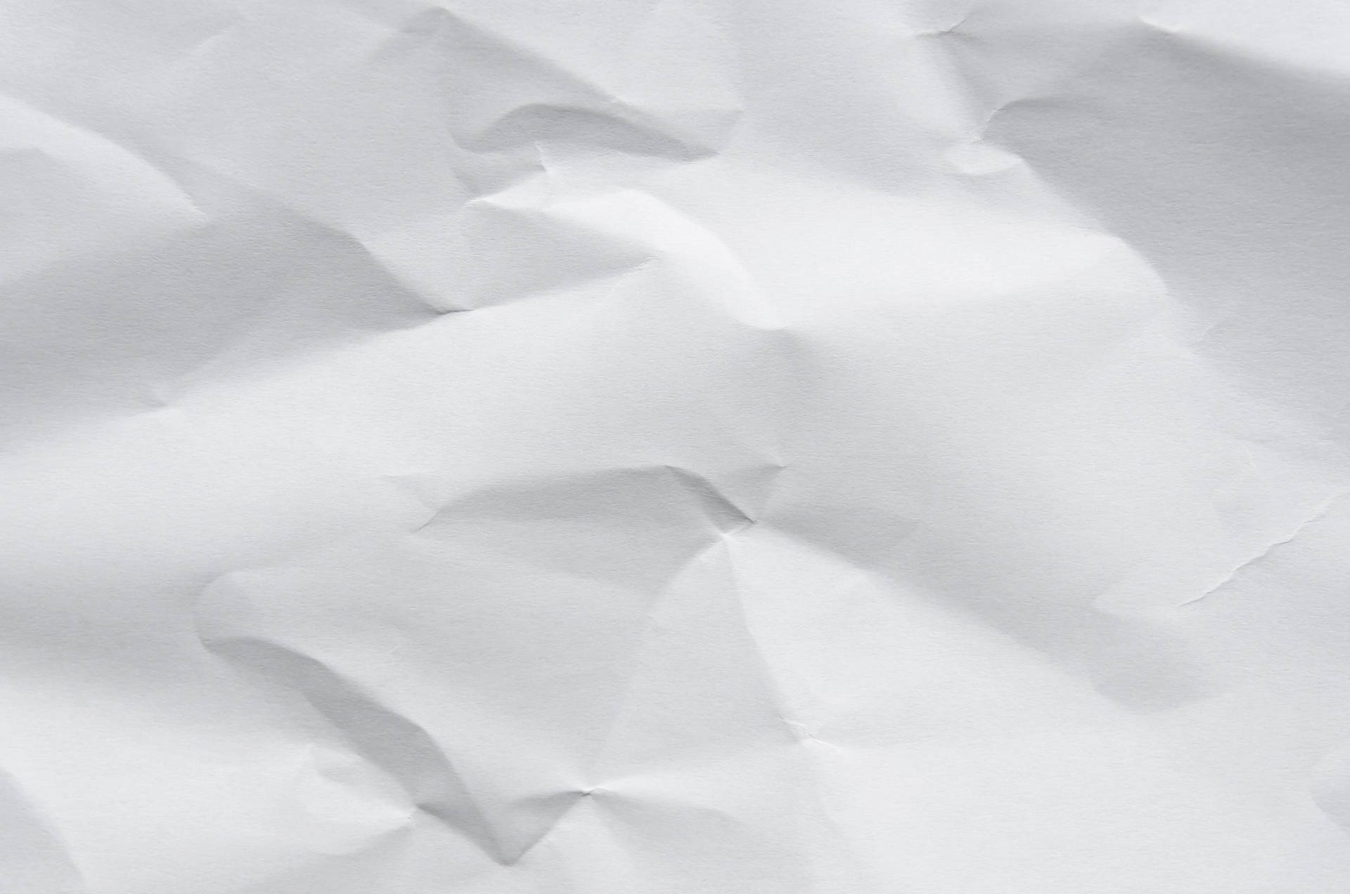Plain White Crumpled Paper Wallpaper