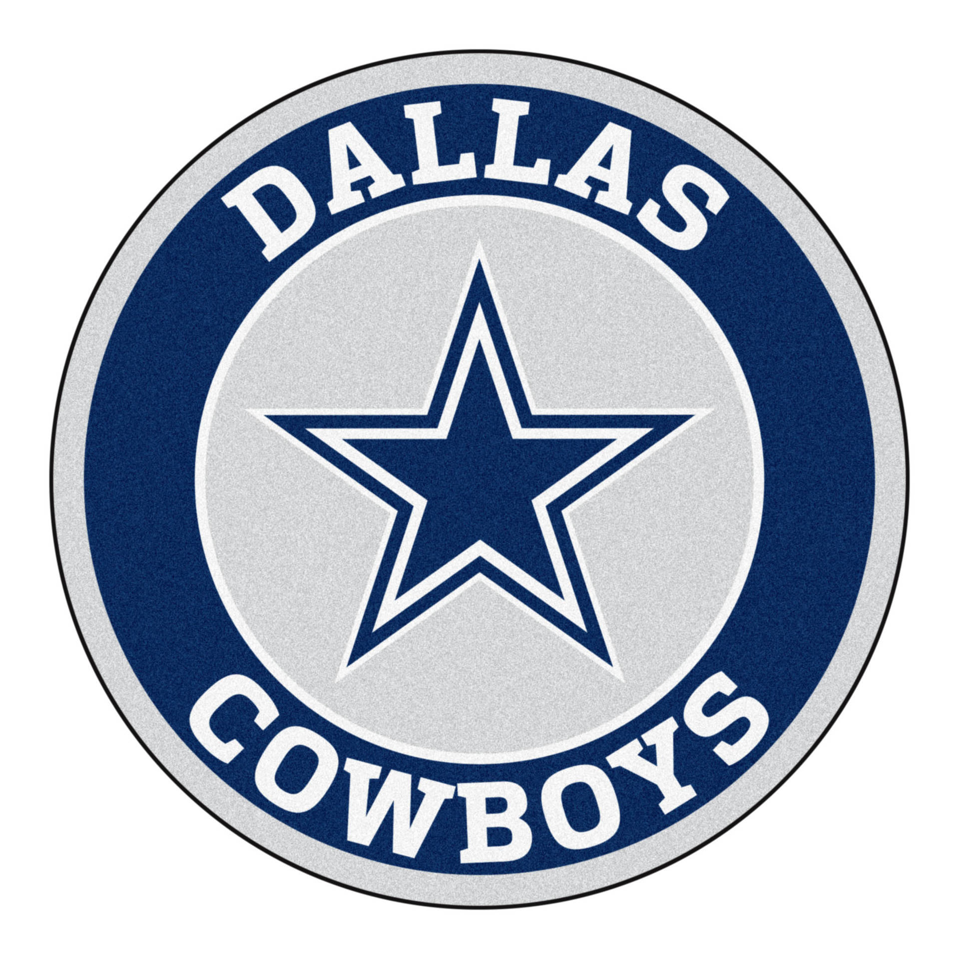 Plain White Dallas Cowboys Logo