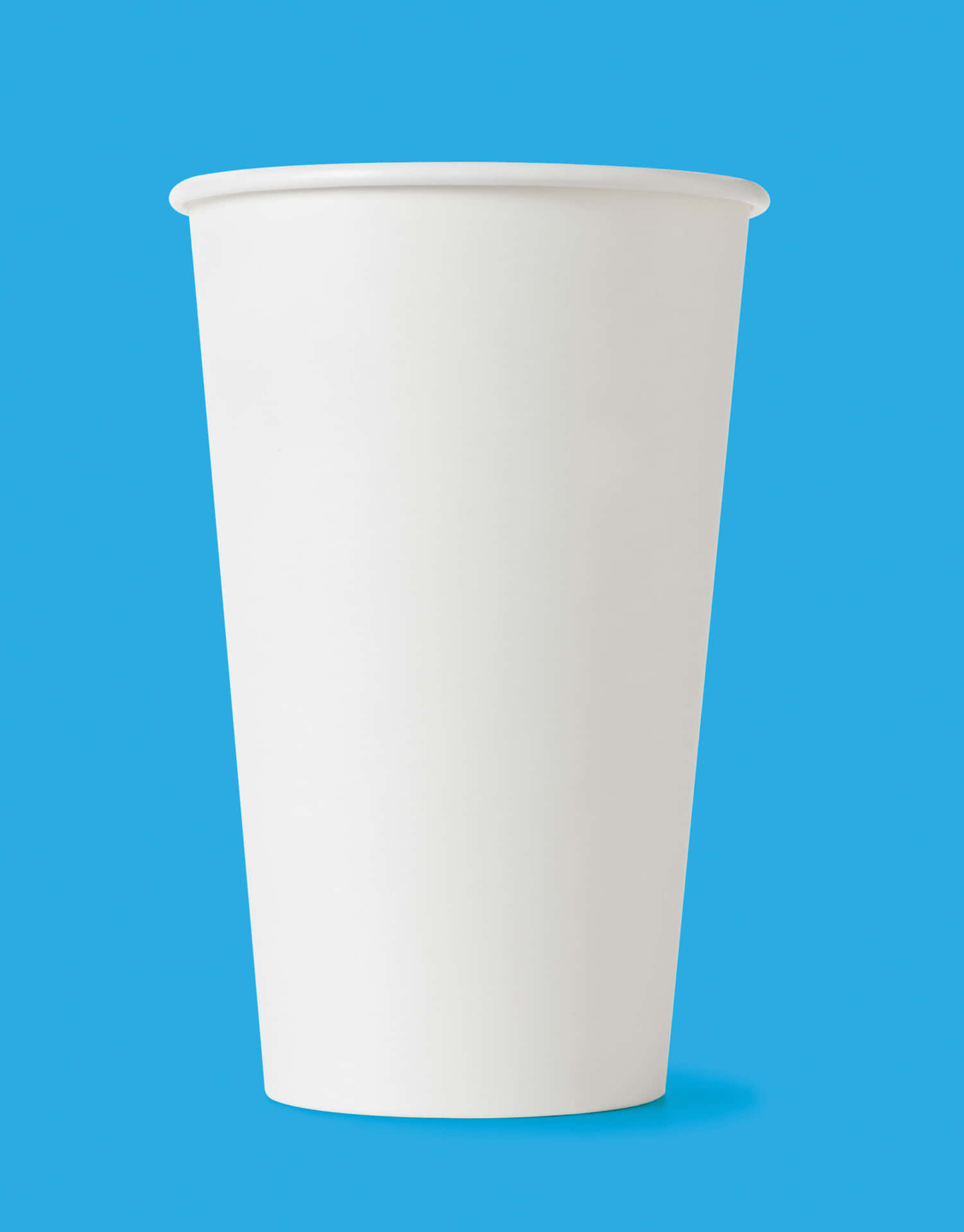 Plain White Disposable Cup Wallpaper